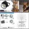 300W Dust Prevention LED Crane Light Medium Beam